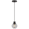 Circon 5" Mini Pendant | Bronze | Clear Crystal