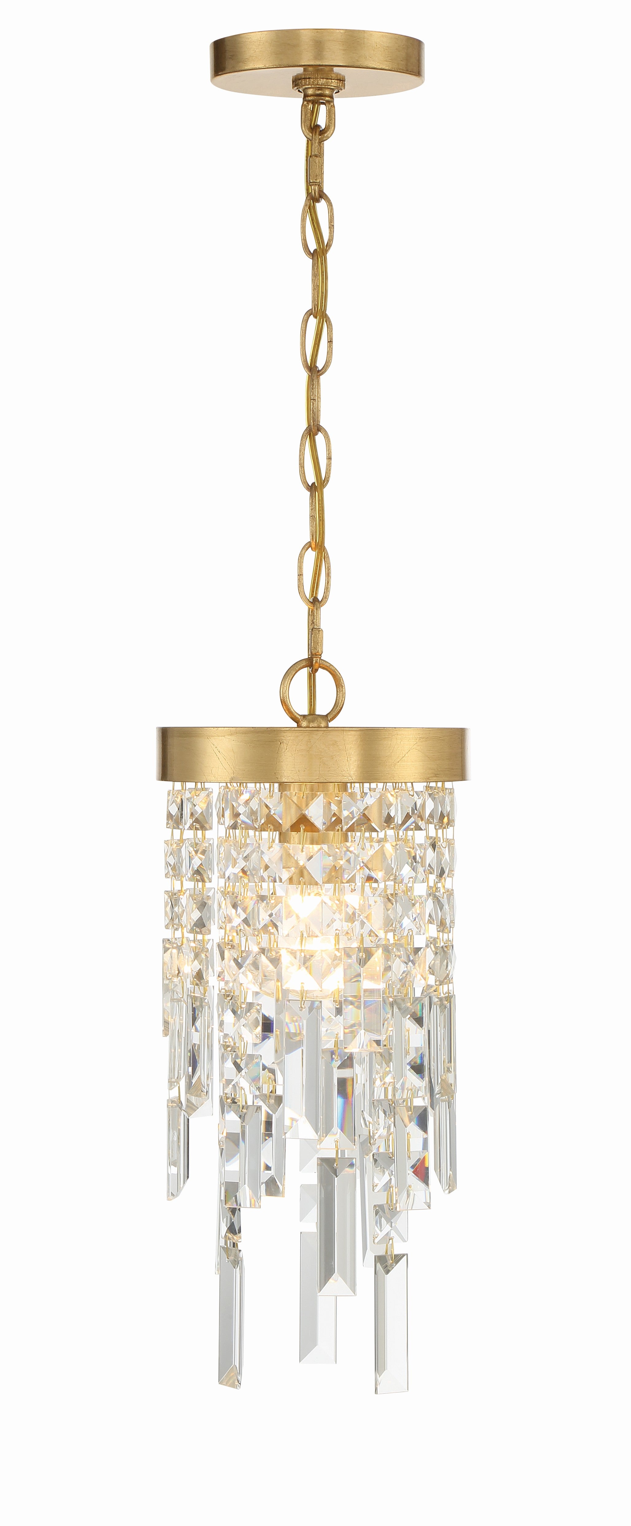 Winfield 7'' Antique Gold Chandelier