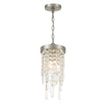 Winfield 7'' Antique Silver Chandelier