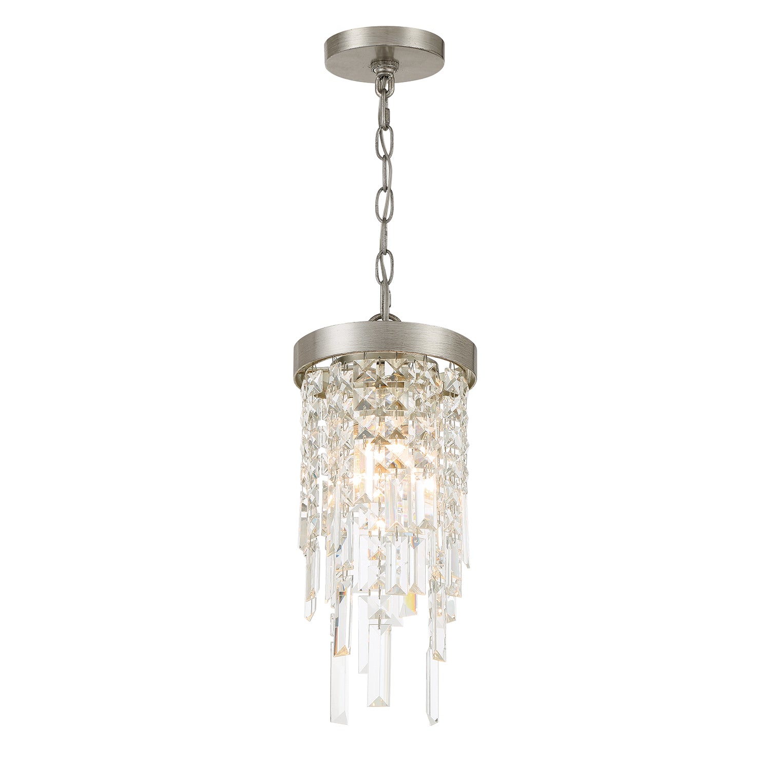 Winfield 7'' Antique Silver Chandelier
