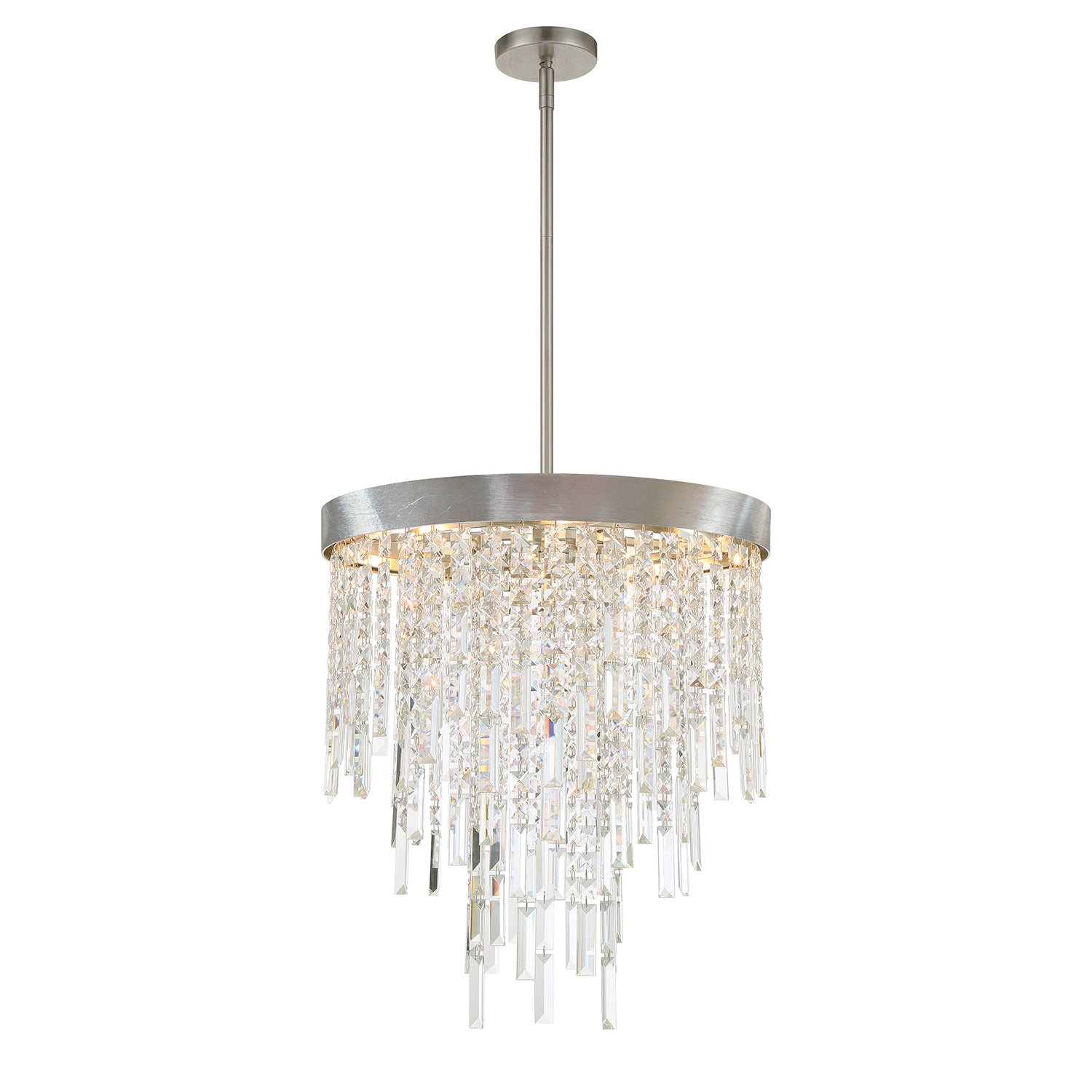 Winfield 20'' Antique Silver Chandelier