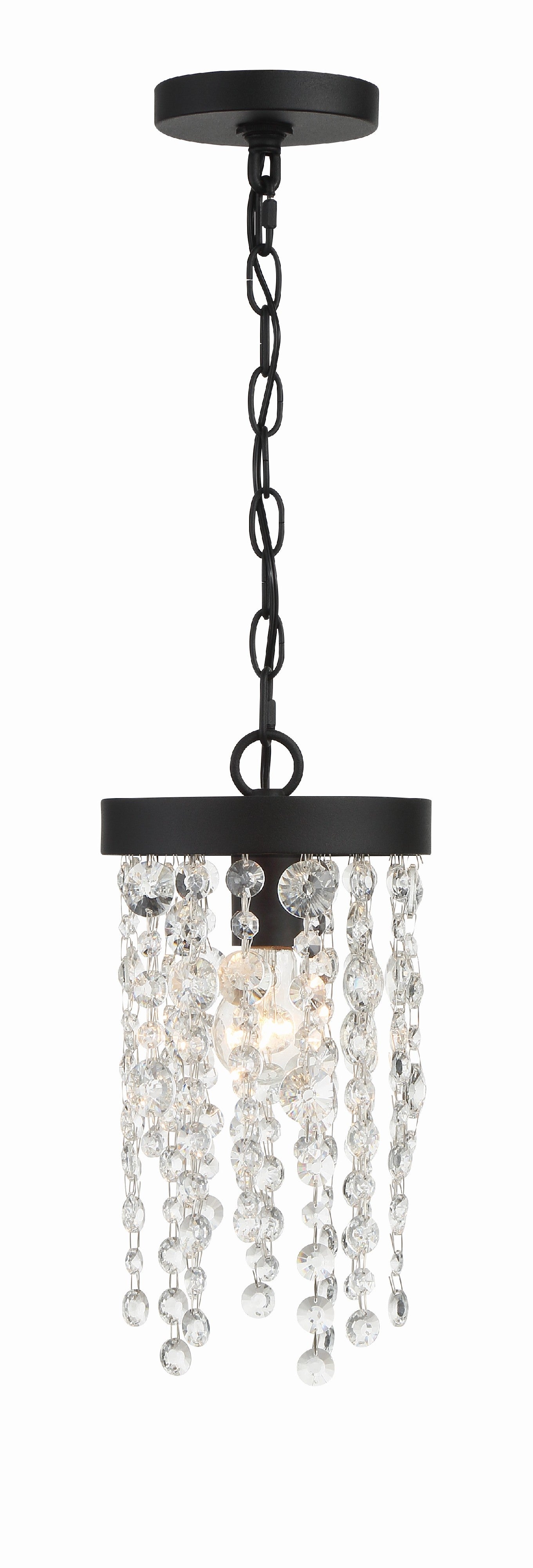 Winham 7'' Black Forged Pendant