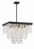 Winham 22'' Black Forged Chandelier
