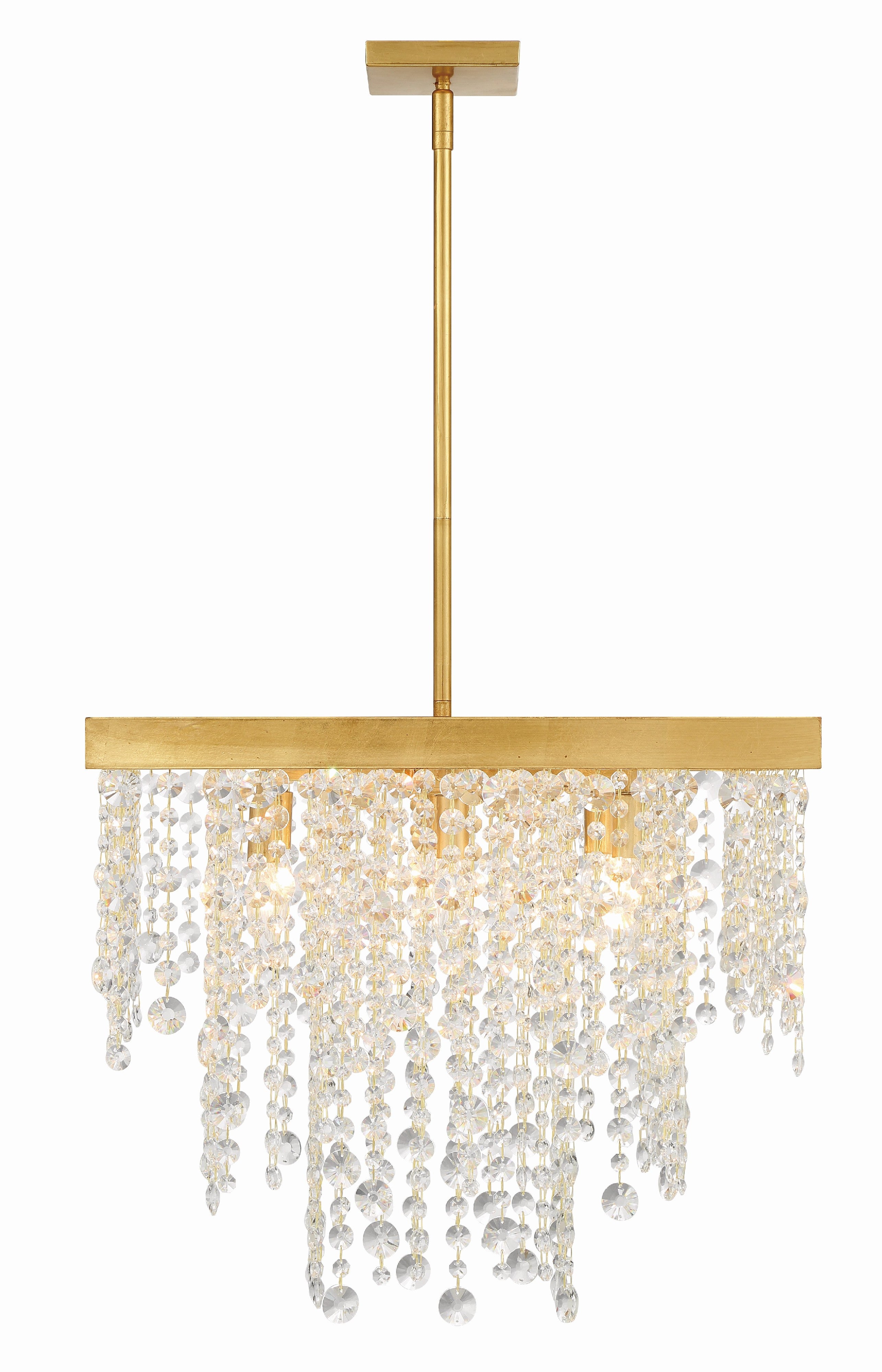 Winham 22'' Antique Gold Chandelier