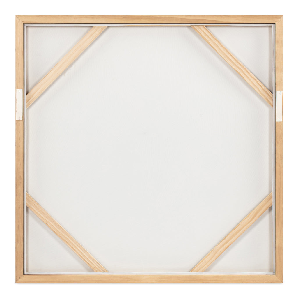 Flutter Framed Painting Cool Beige