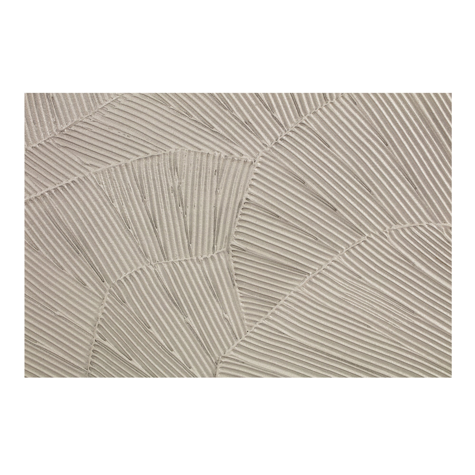 Flutter Framed Painting Cool Beige