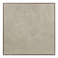 Flutter Framed Painting Cool Beige