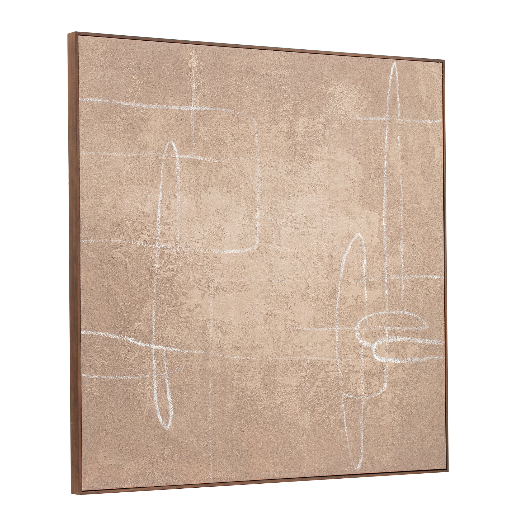 Notion Framed Painting Brown