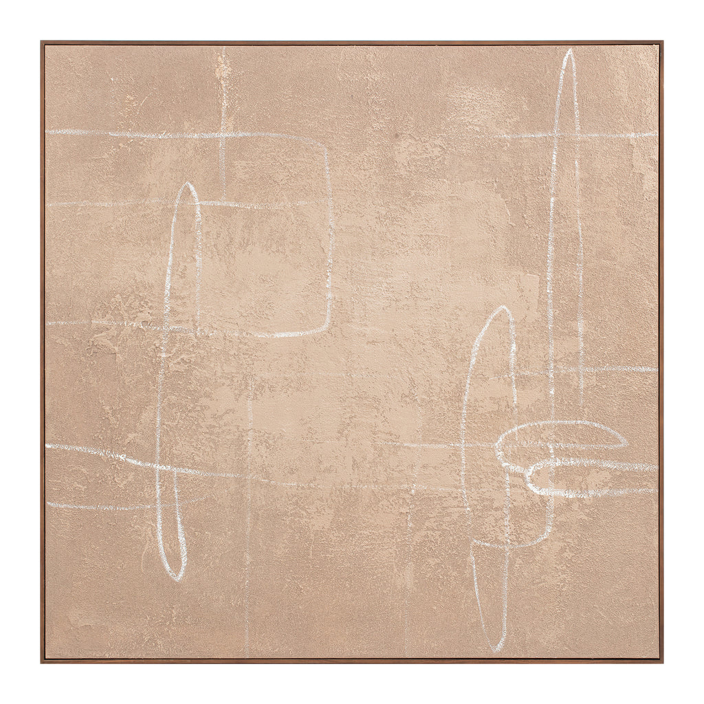 Notion Framed Painting Brown