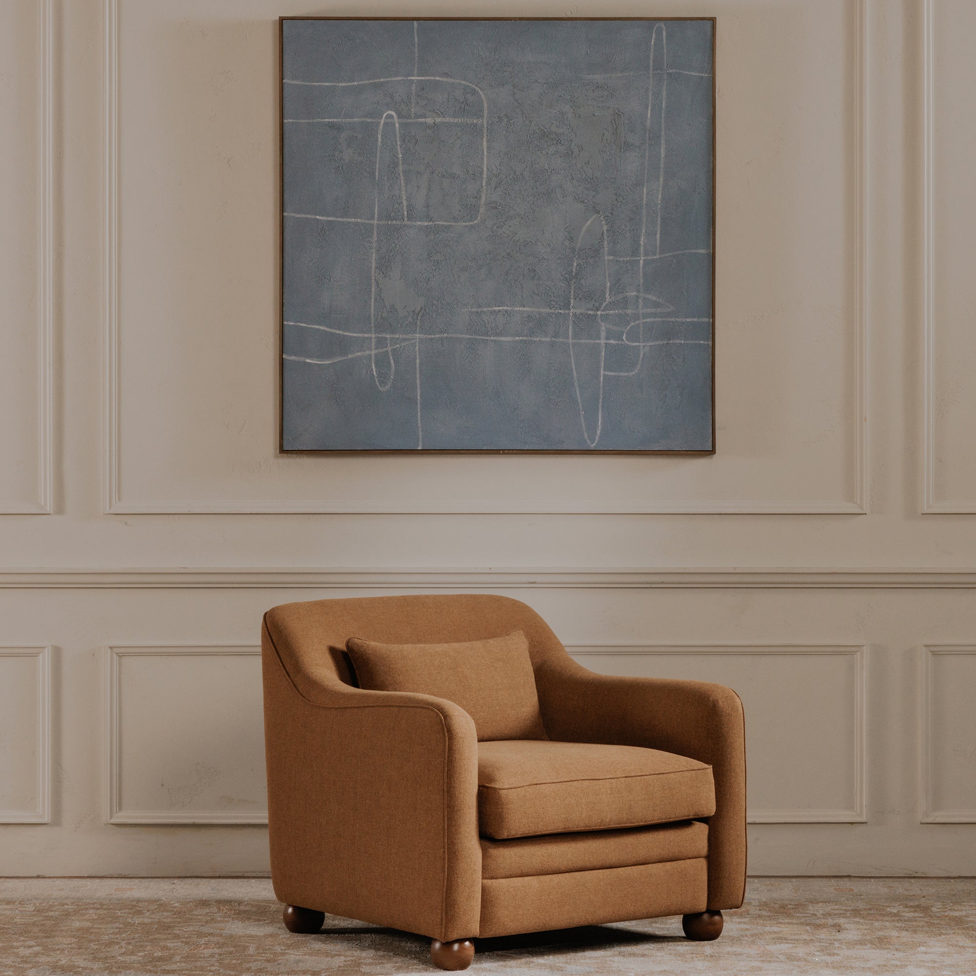 Notion Framed Painting Blue