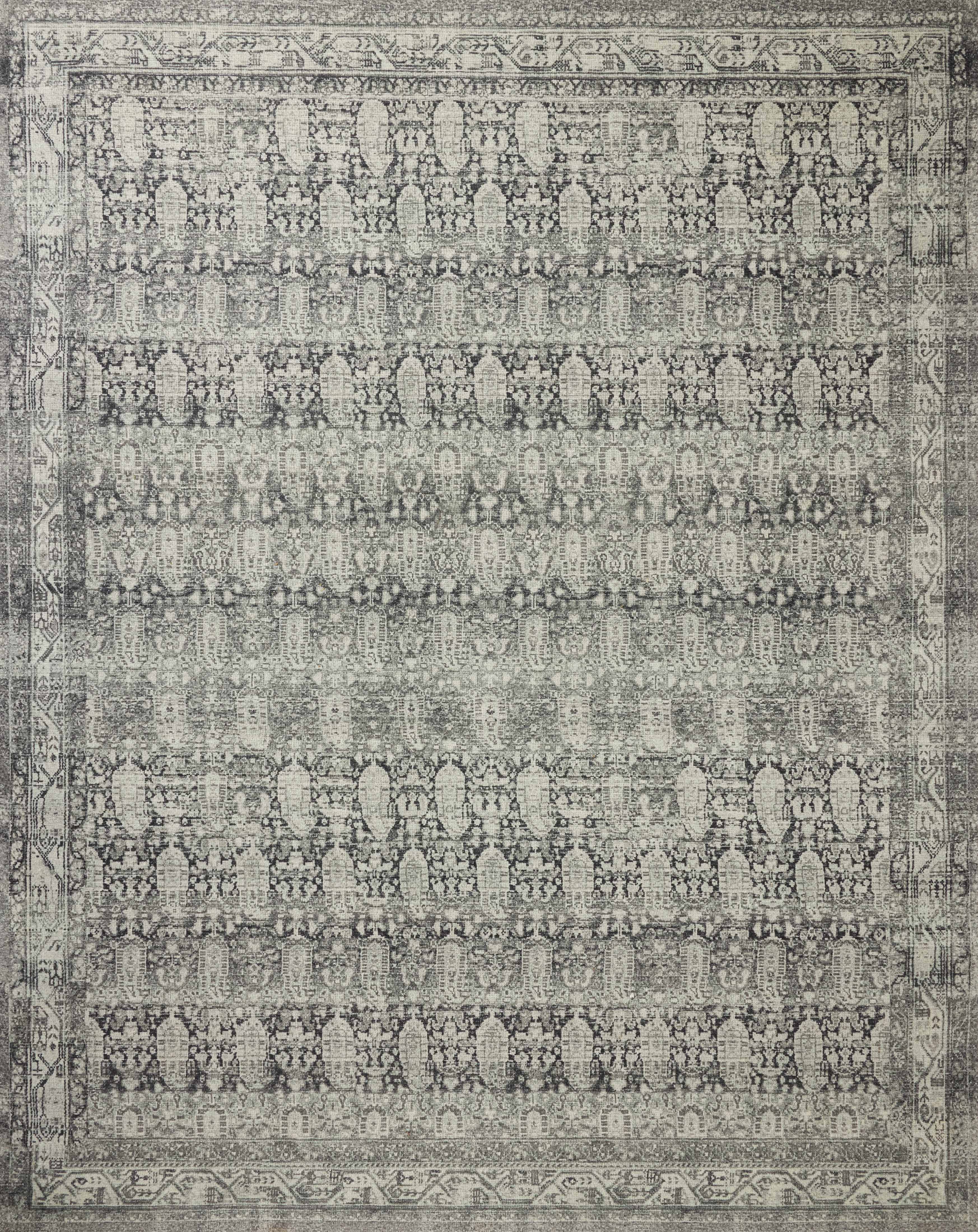 Magnolia Home by Joanna Gaines x Loloi | Wimberly Collection | Granite / Cream | WYM-04