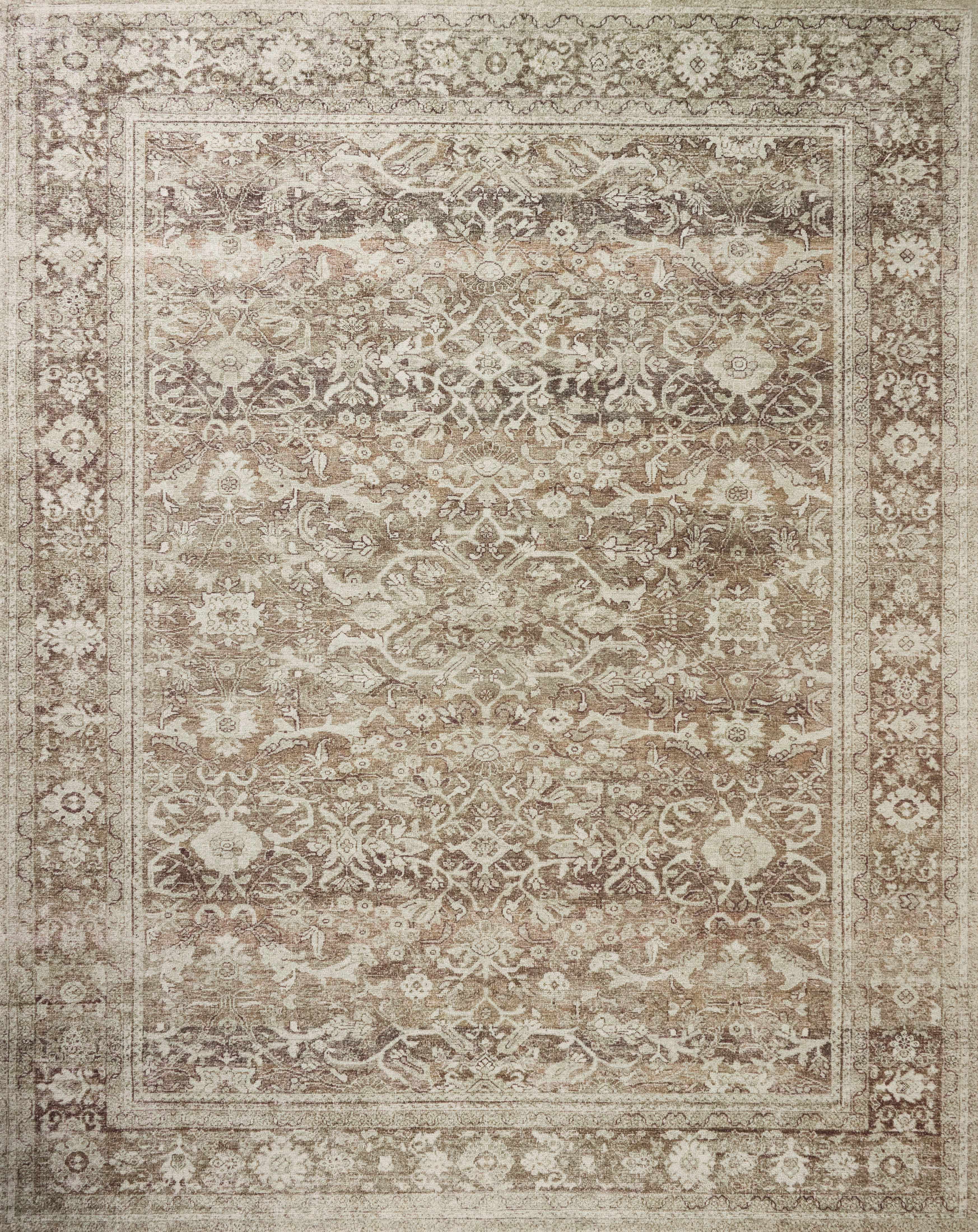 Magnolia Home by Joanna Gaines x Loloi | Wimberly Collection | Bark / Ivory | WYM-06