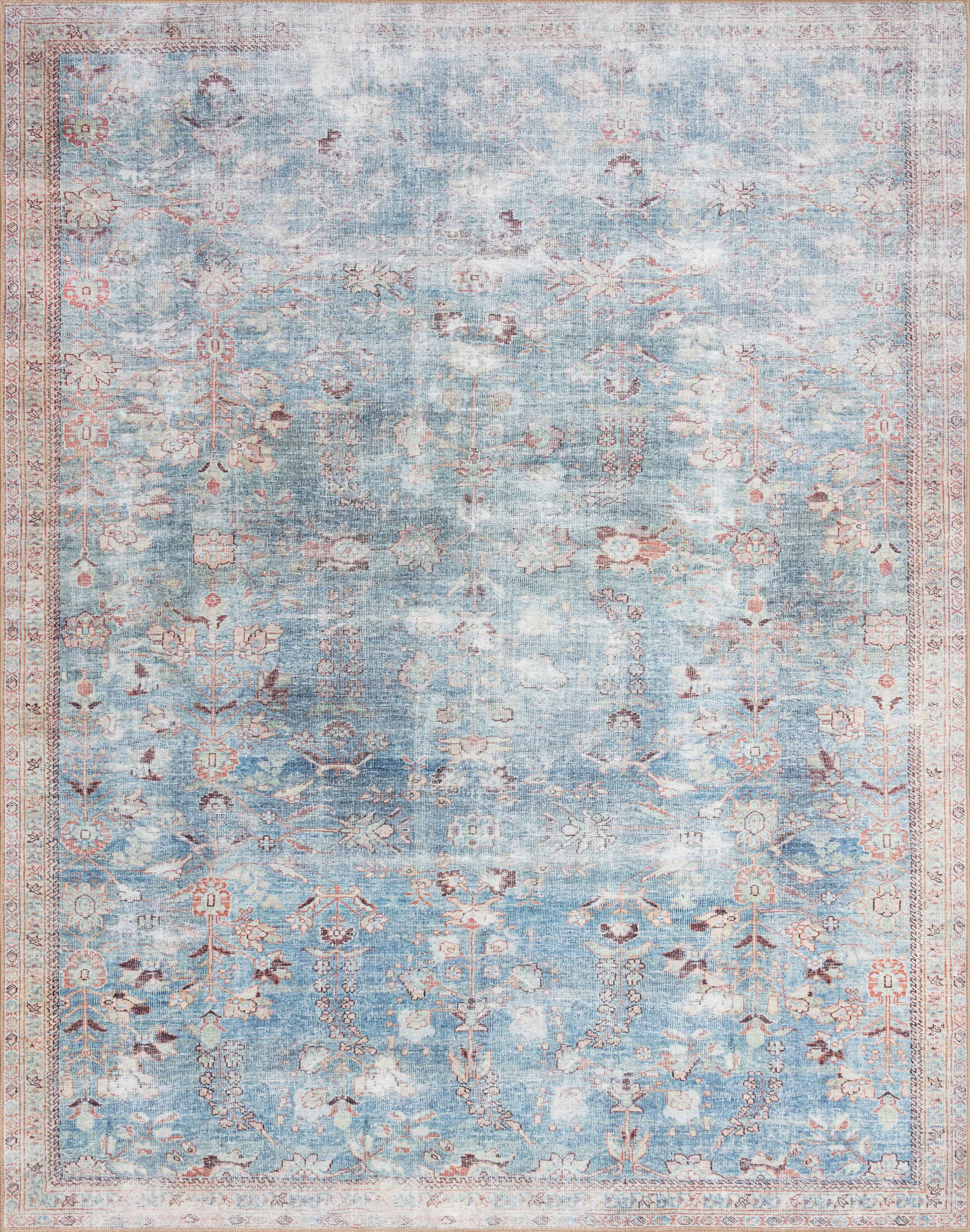 Loloi II | Wynter Collection | Teal / Multi | WYN-06