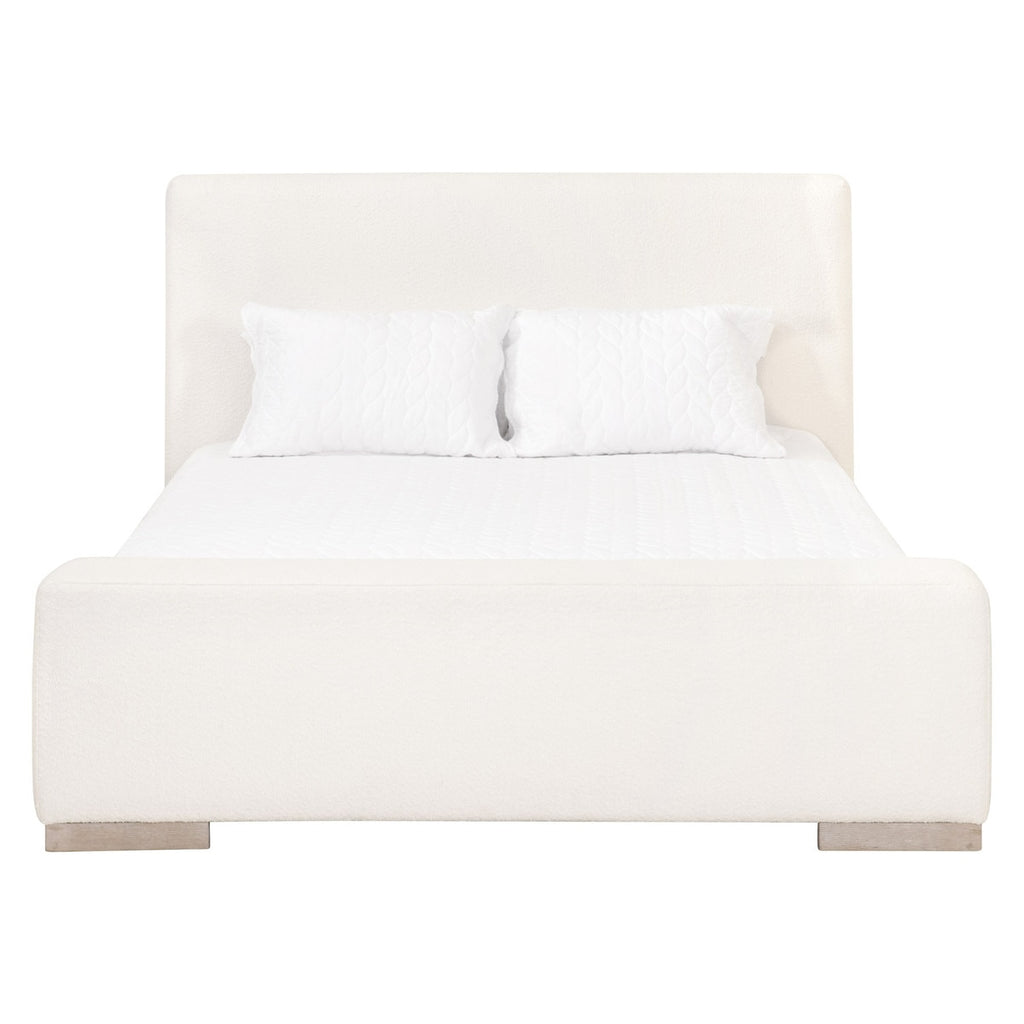 Warren Cal King Bed | LiveSmart Boucle Snow