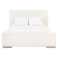Warren Standard King Bed | LiveSmart Boucle Snow