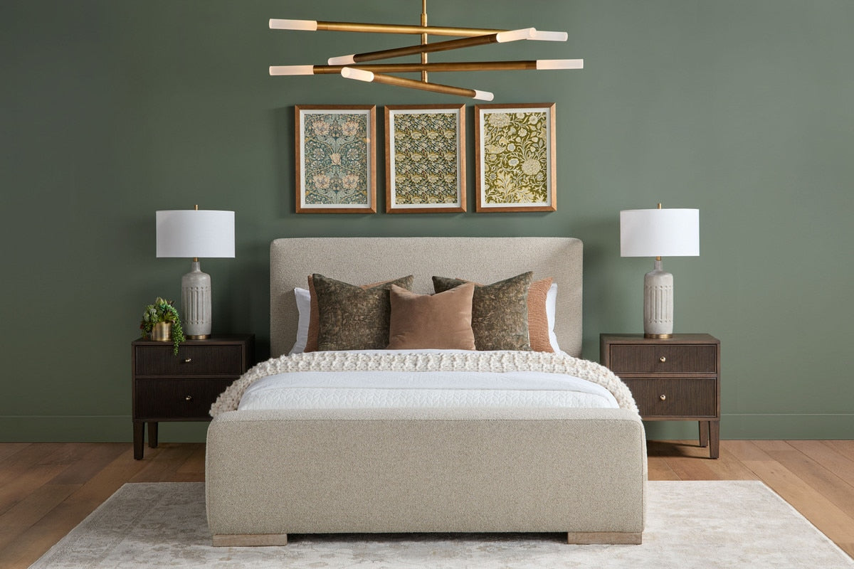 Warren Queen Bed | LiveSmart Gellar Jute