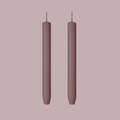 Blitzen Cylindrical Candles | Winter Rose