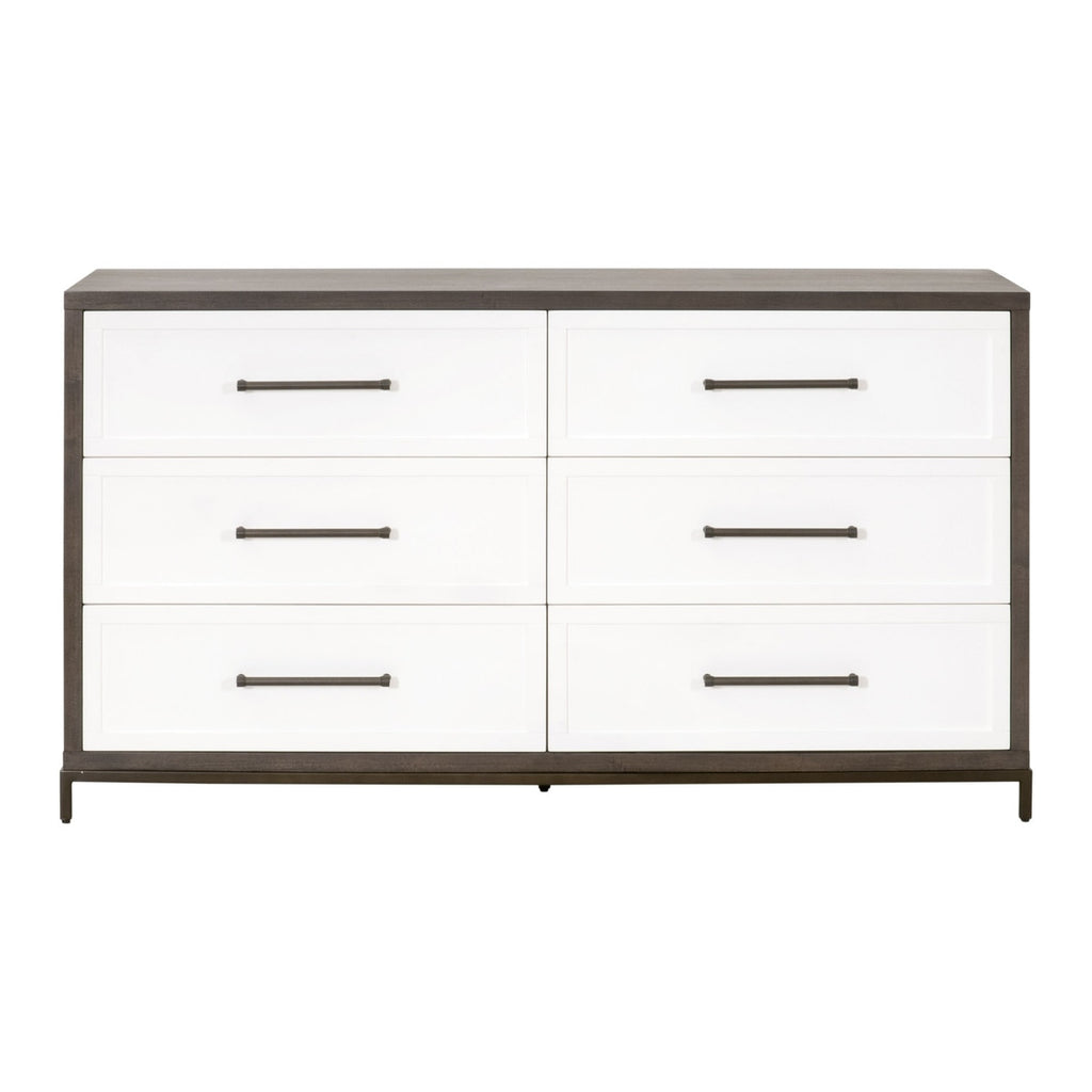 Wrenn 6-Drawer Double Dresser | Burnished Brown Acacia