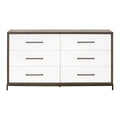 Wrenn 6-Drawer Double Dresser | Burnished Brown Acacia