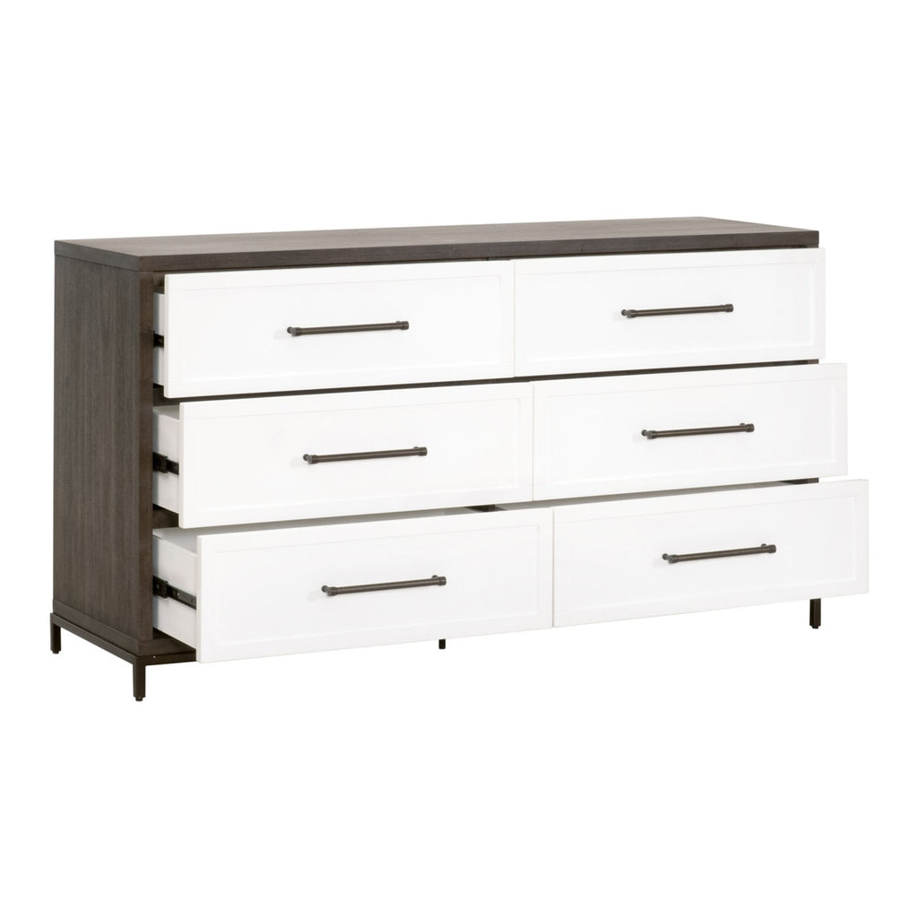 Wrenn 6-Drawer Double Dresser | Burnished Brown Acacia