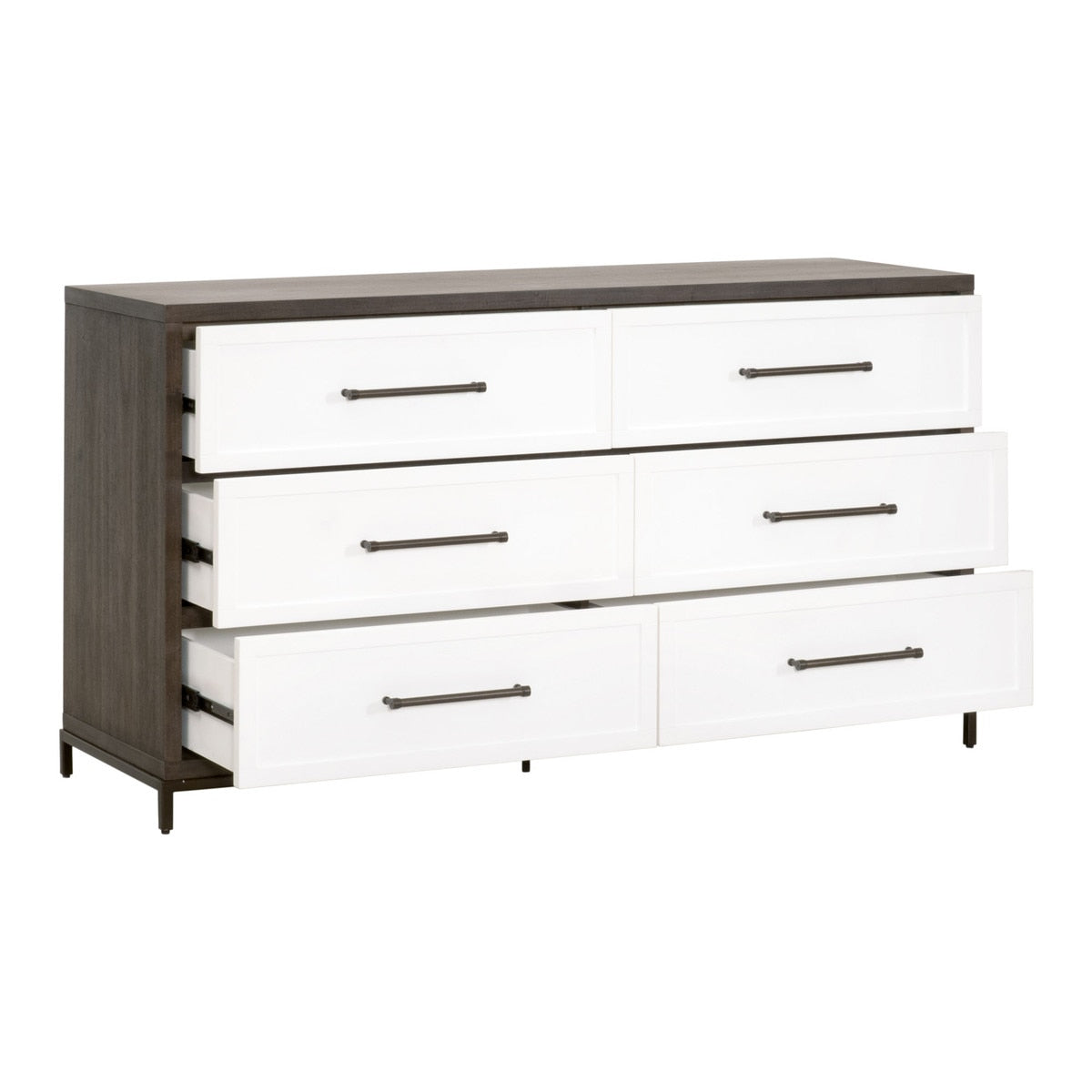 Wrenn 6-Drawer Double Dresser | Burnished Brown Acacia