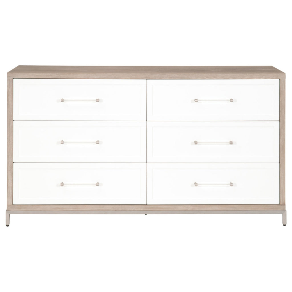 Wrenn 6-Drawer Double Dresser | Natural Gray Acacia