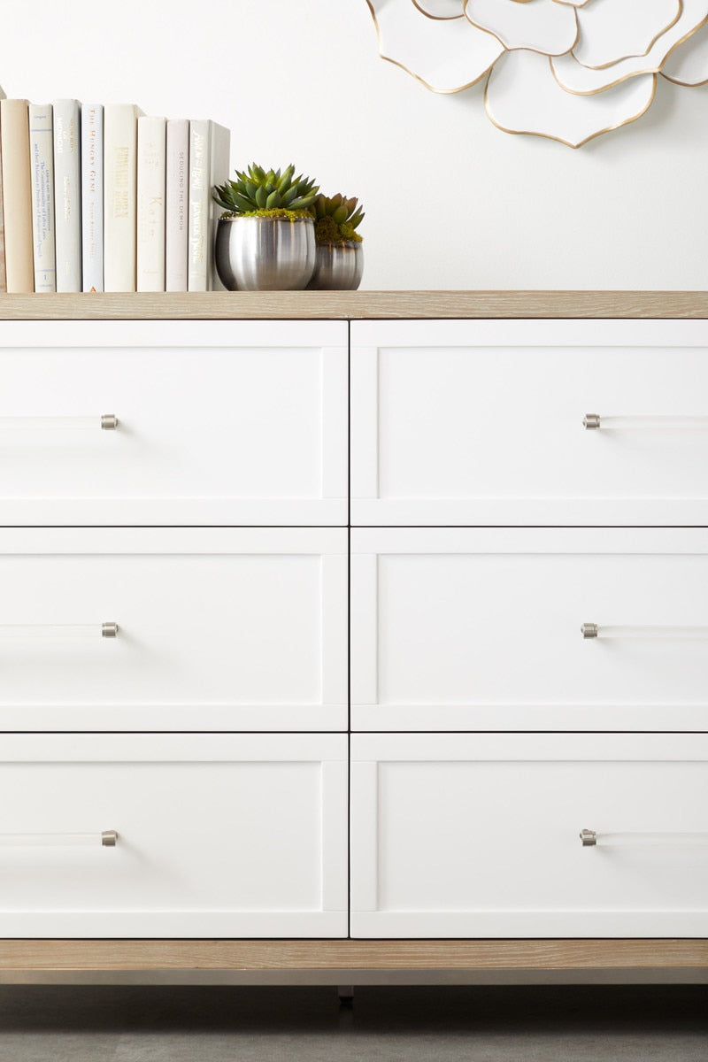 Wrenn 6-Drawer Double Dresser | Natural Gray Acacia