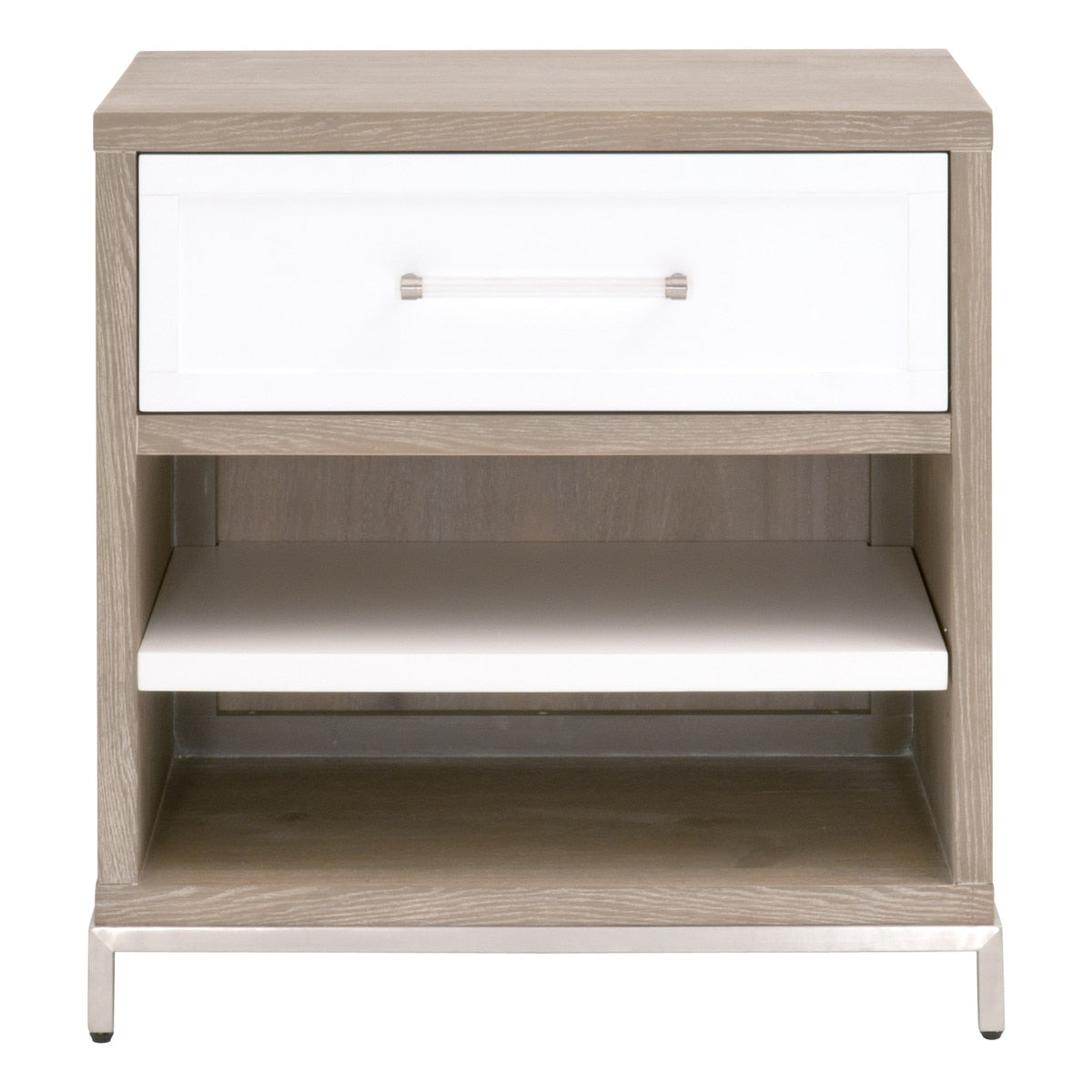 Wrenn 1-Drawer Nightstand | Natural Gray Acacia