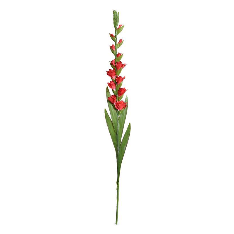 Gladiolus Flower Stem, 48" L - Red