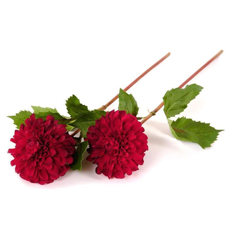 Dahlia Stem, 20" L - Red