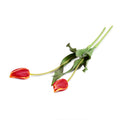 Tulip Stem, French - Orange Red