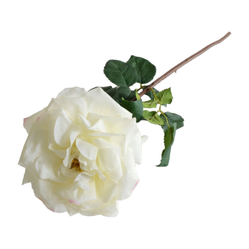 Rose Stem, 20" - White