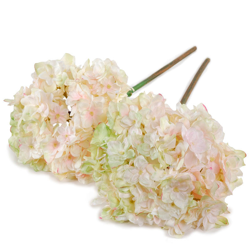Hydrangea Stem, 19" L - Pink Green