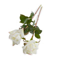 Rose Stem, 21" - White