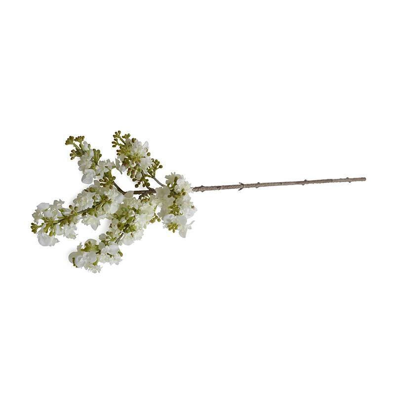 Lilac Branch, 38" L - White