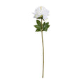 Peony Stem with Leaves, 28" -White