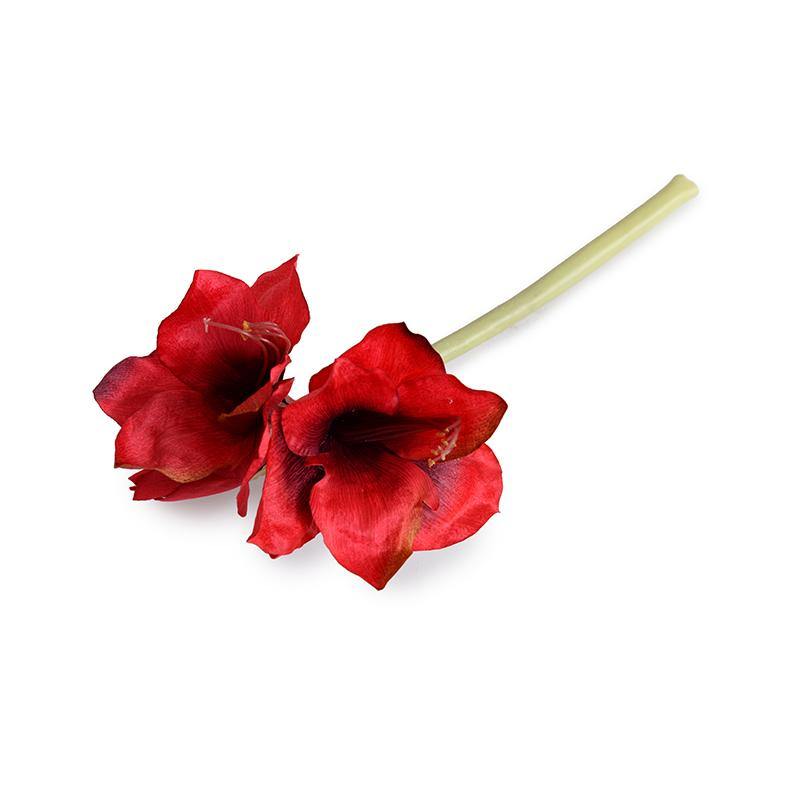 Amaryllis Stem, 27" L - Red