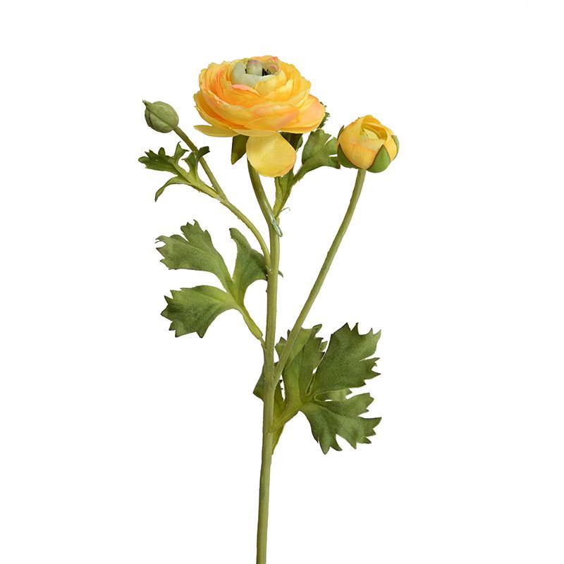 Ranunculus Spray, 14.5" - Gold