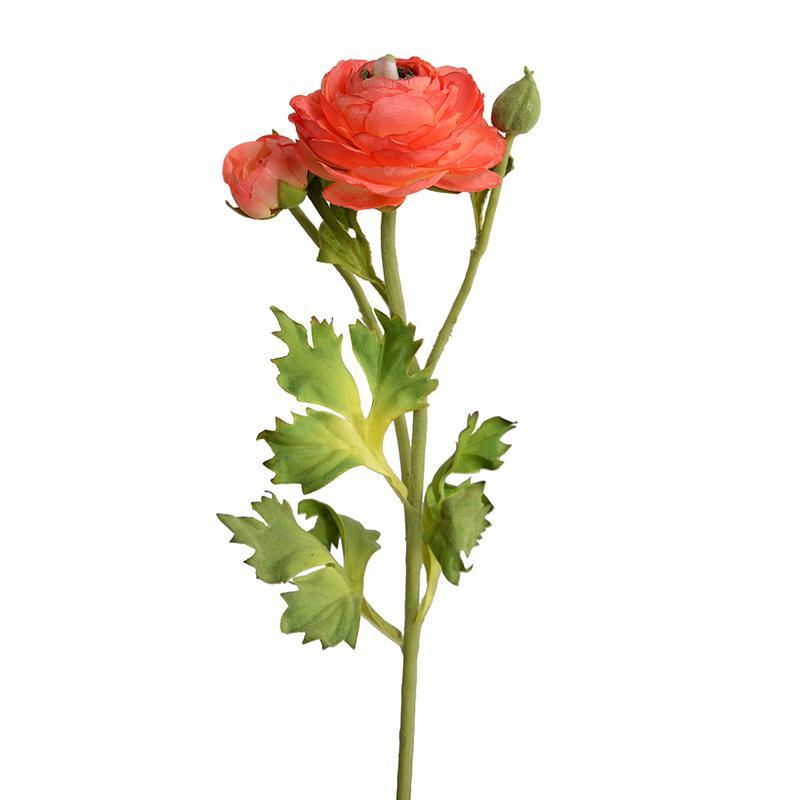 Ranunculus Spray, 14.5" - Orange