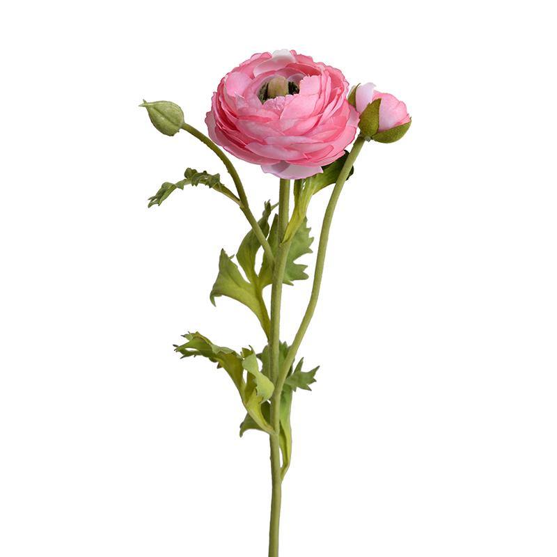Ranunculus Spray, 14.5" - Dark Pink