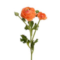 Ranunculus Spray, 14.5"- Red Orange