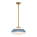 Xander 16'' Vibrant Gold + Blue Pendant