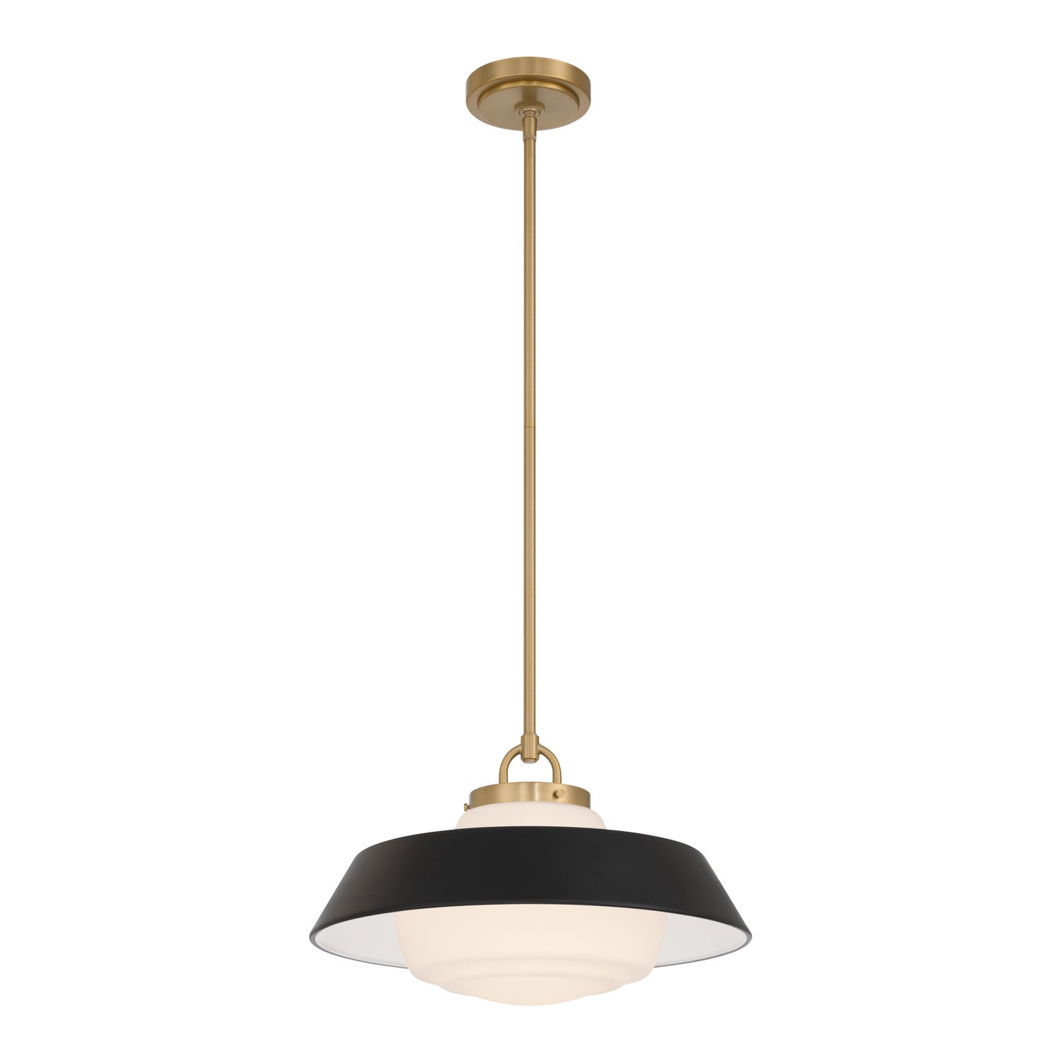 Xander 16'' Vibrant Gold + Matte Black Pendant