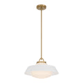Xander 16'' Vibrant Gold + White Pendant