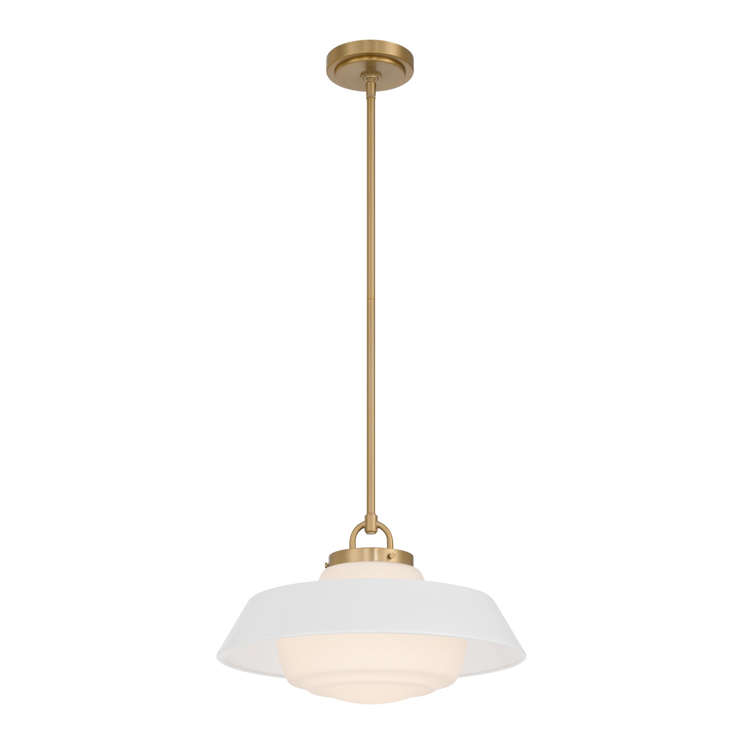 Xander 16'' Vibrant Gold + White Pendant