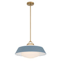 Xander 20'' Vibrant Gold + Blue Pendant
