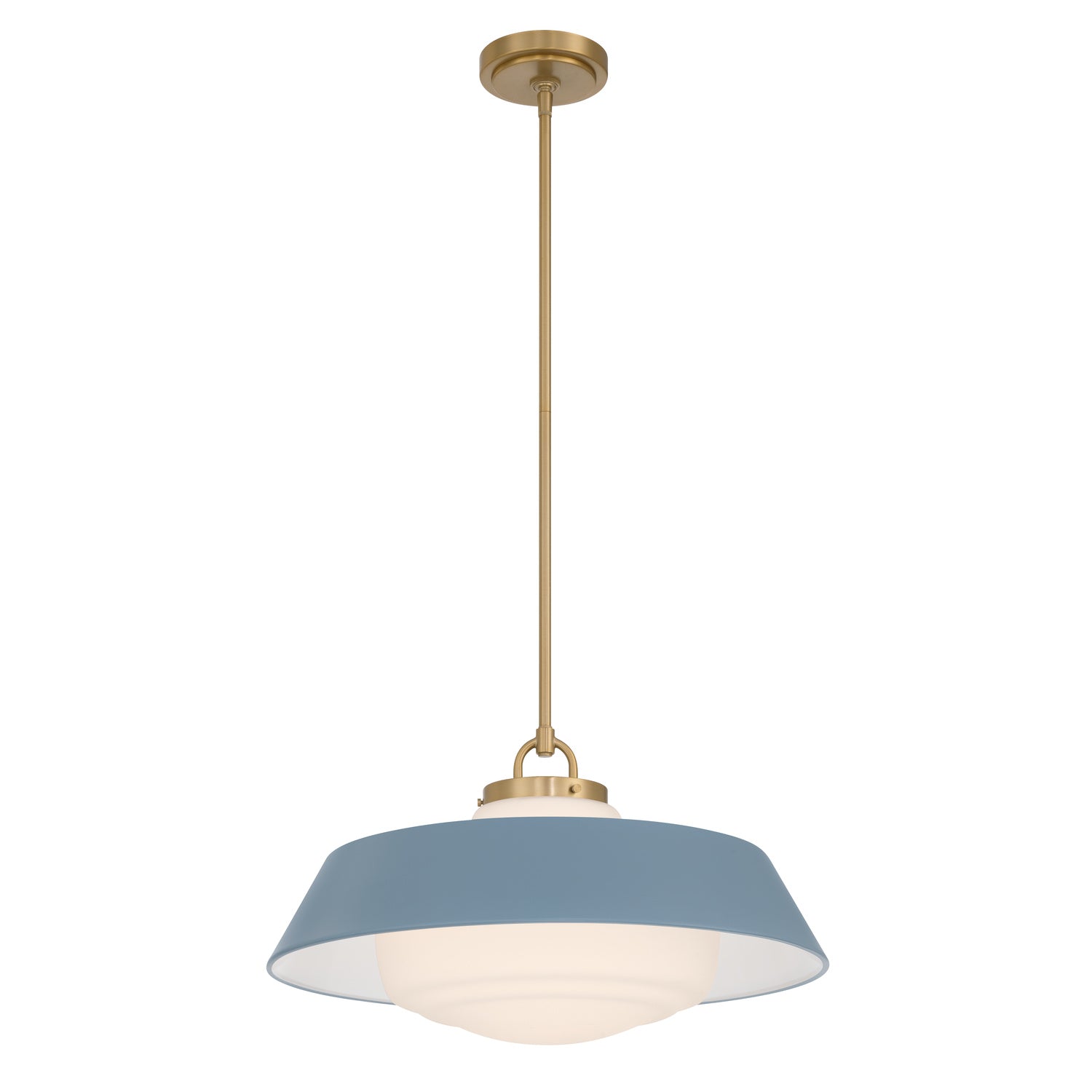 Xander 20'' Vibrant Gold + Blue Pendant
