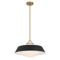 Xander 20'' Vibrant Gold + Matte Black Pendant