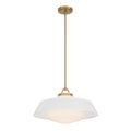 Xander 20'' Vibrant Gold + White Pendant