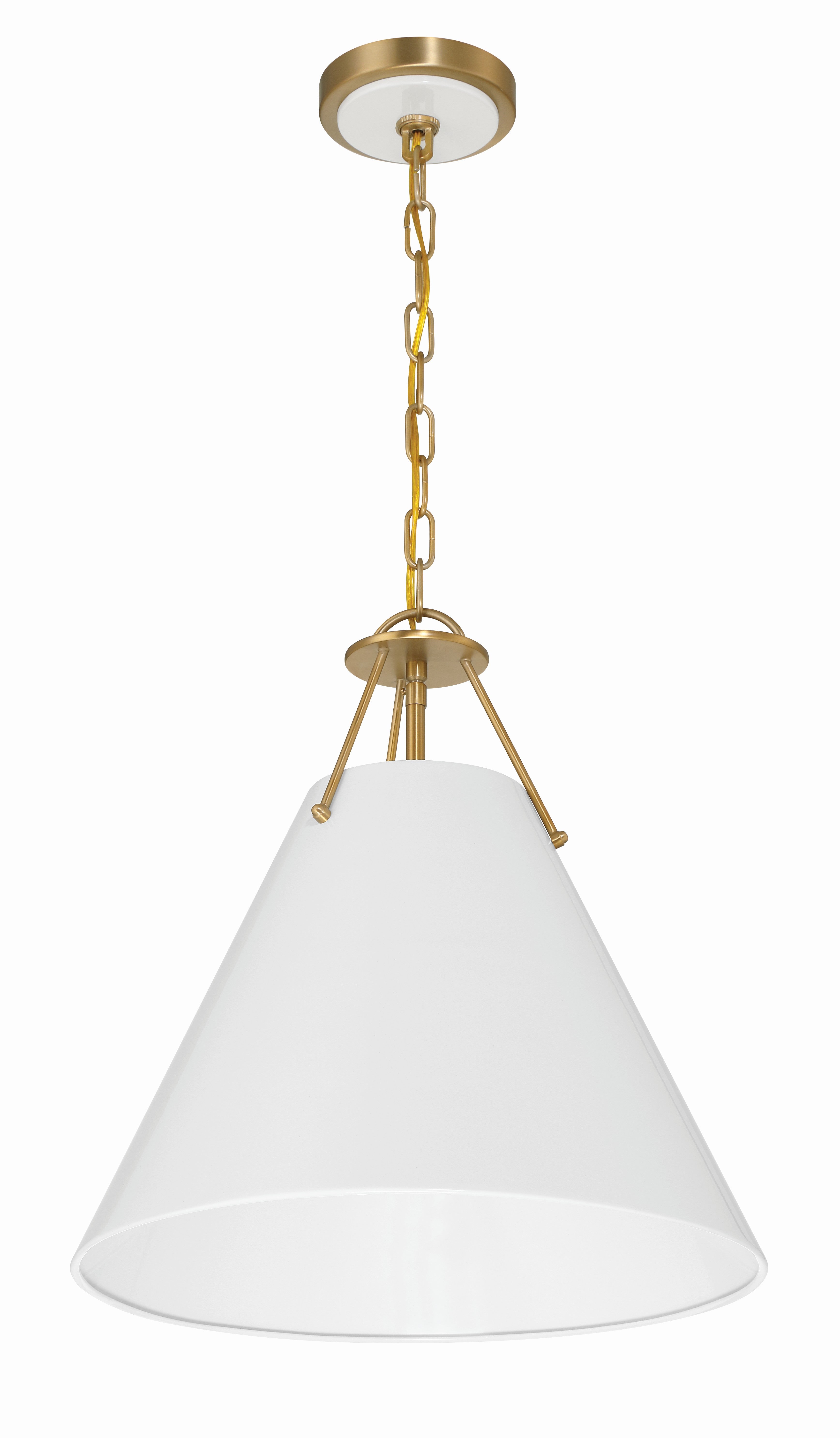 Xavier 16'' Vibrant Gold Pendant